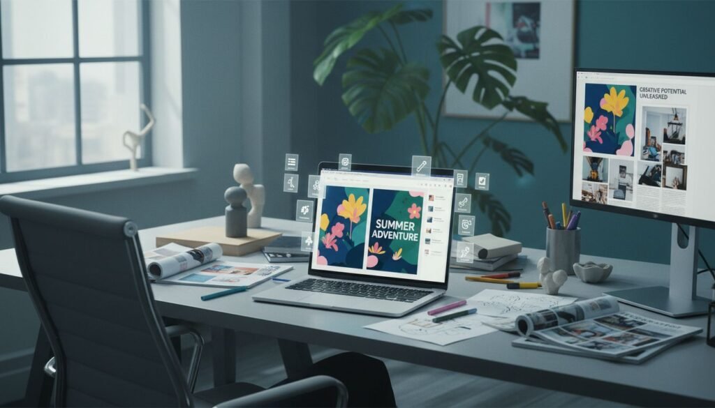 Featured image for دليلك الشامل لكورس تطبيق كانفا لتصميم احترافي بسهولة