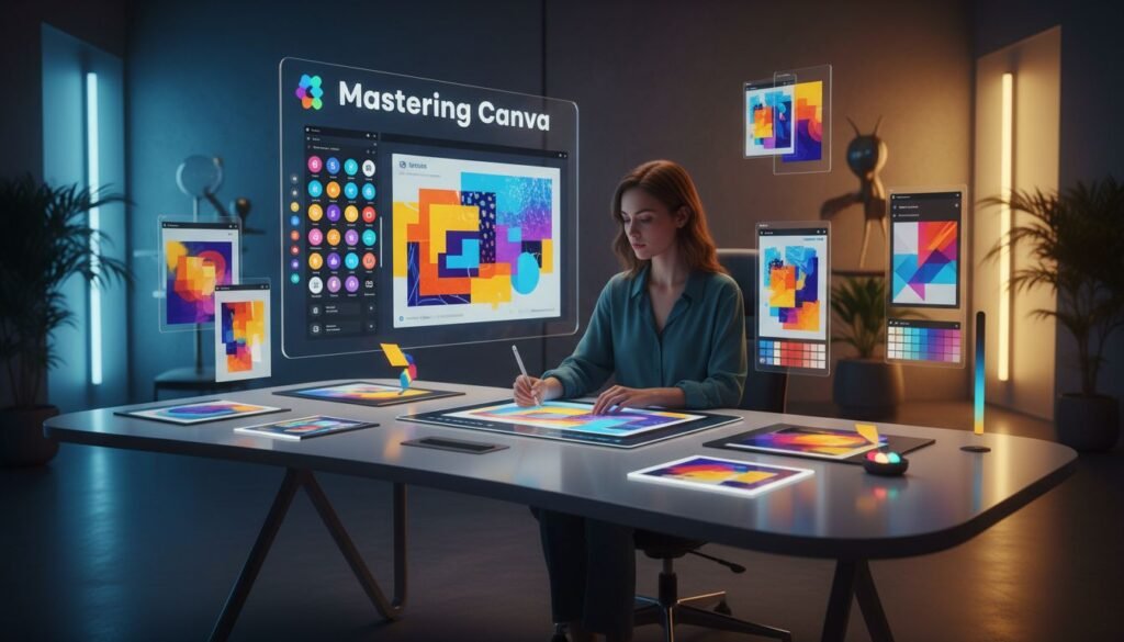 Featured image for دورة كانفا ماستر كلاس: دليلك الشامل لتعلم التصميم باحتراف