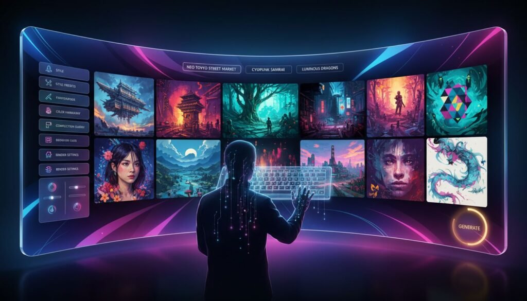 Featured image for دليل شامل لصناعة صور بالذكاء الاصطناعي: كيف تبدأ وتستخدم أفضل الأدوات