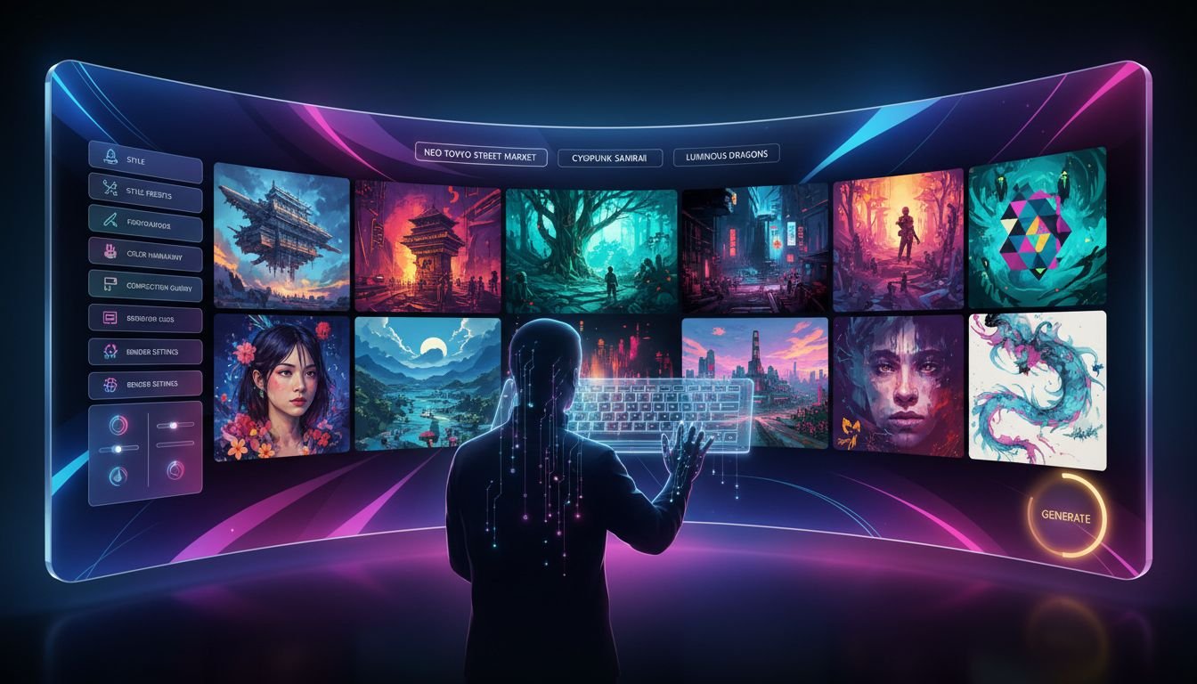 Featured image for دليل شامل لصناعة صور بالذكاء الاصطناعي: كيف تبدأ وتستخدم أفضل الأدوات