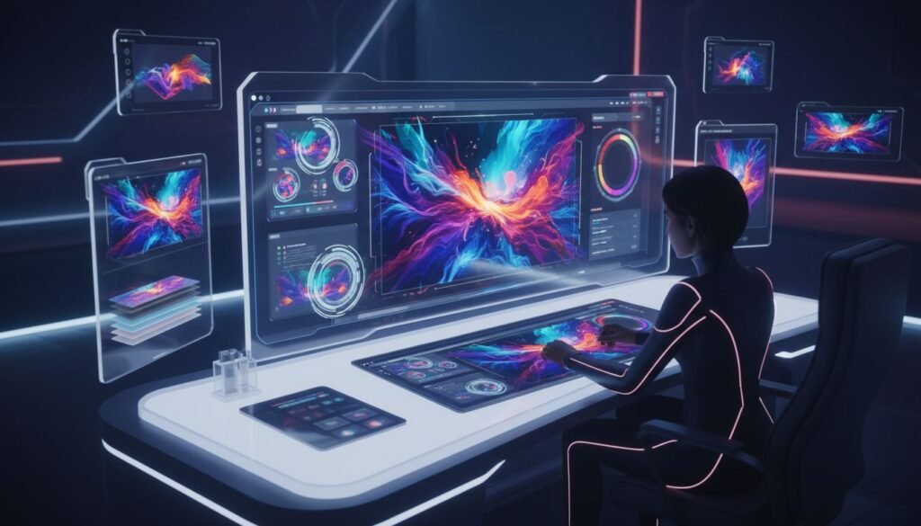 Featured image for استخدام الذكاء الاصطناعي في التصميم: كيف يُحدث ثورة في عالم الإبداع