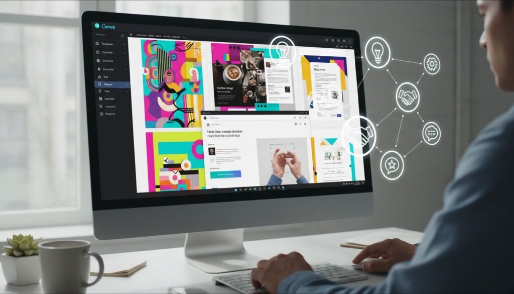 Featured image for كيفية استخدام تطبيق كانفا لتحسين تصميماتك بسهولة