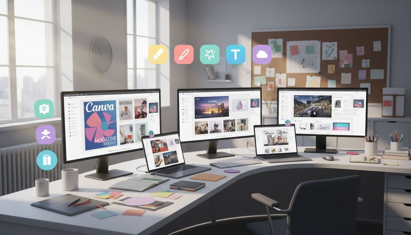 Featured image for دليل شامل لإنشاء واستخدام حساب كانفا بسهولة