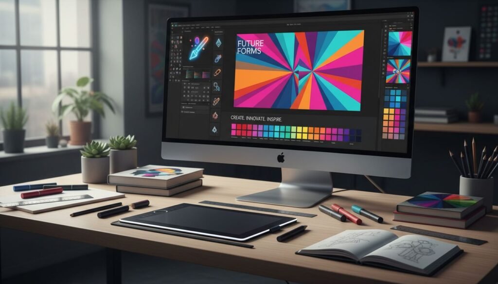 Featured image for دورة تصميم جرافيك: دليل شامل للمبتدئين والمحترفين