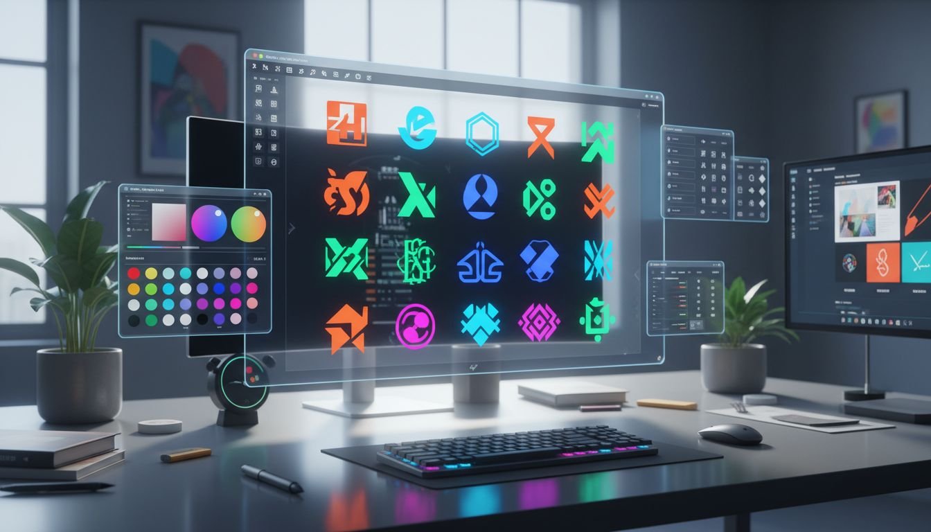 Featured image for تصميم شعار احترافي: دليل شامل لإنشاء شعار مميز