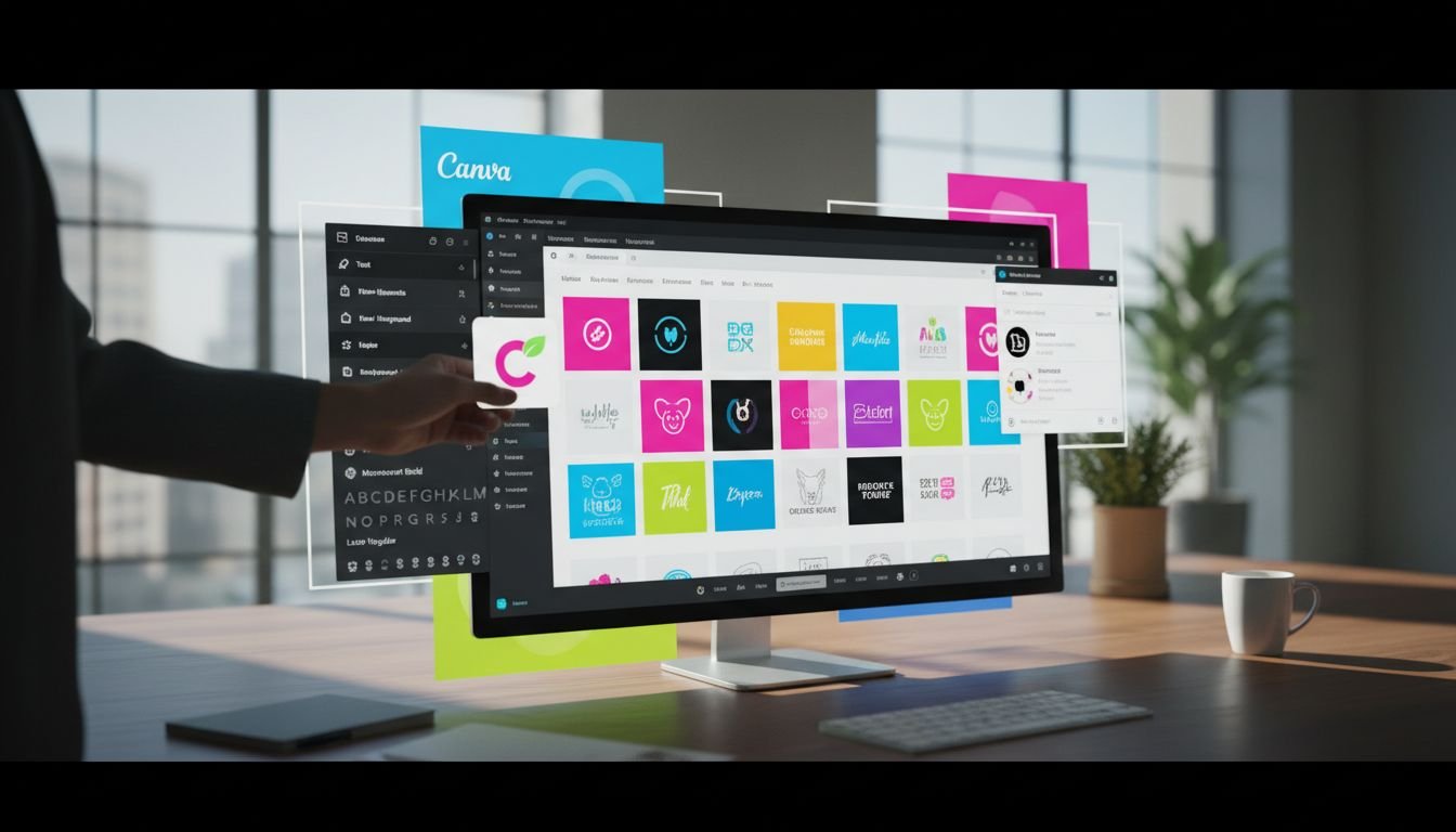 Featured image for دليل شامل لتصميم لوجو كانفا بسهولة واحترافية