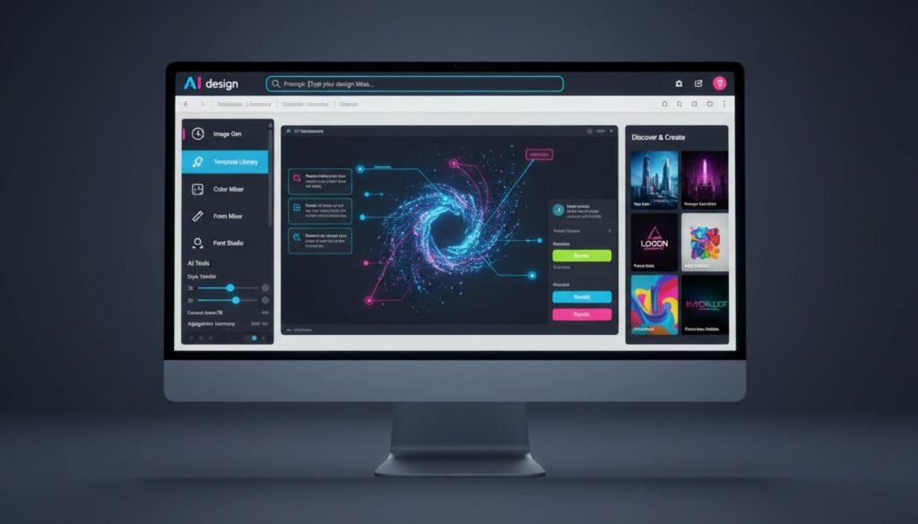 Featured image for أفضل مواقع الذكاء الاصطناعي للتصميم: دليلك لاستخدام التكنولوجيا في الإبداع