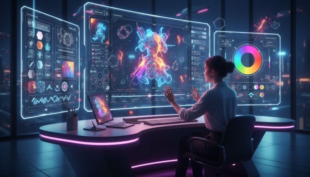 Featured image for التصميم بالذكاء الاصطناعي: مستقبل الإبداع والابتكار في عالم التصميم